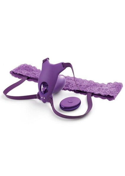PIPEDREAM PRODUCTS ULTIMATE G-SPOT BUTTERFLY STRAP ON PANTY WITH REMOTE