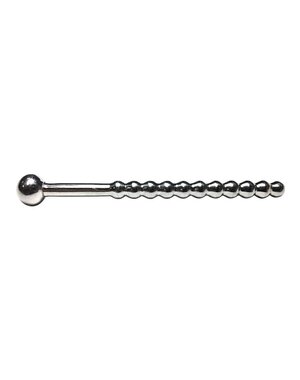 ROUGE ROUGE BEADED STAINLESS STEEL URETHRAL SOUND WITH STOPPER