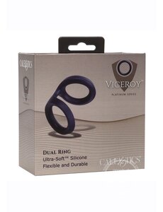 CalExotics VICEROY DUAL SILICONE RING BLUE