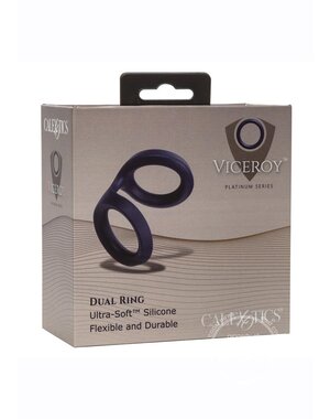 CalExotics VICEROY DUAL SILICONE RING BLUE