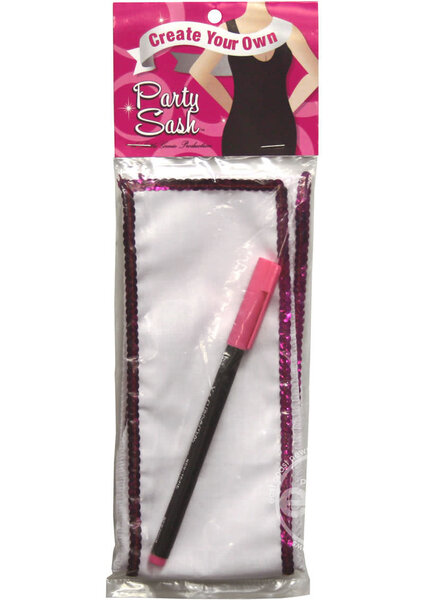 Little Genie Productions CREATE YOUR OWN PARTY SASH