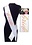 Little Genie Productions GLITTERATI BRIDE SASH, WHITE/ROSE GOLD