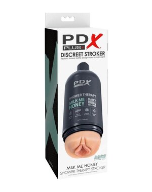 PDX BRANDS PDX PLUS SHOWER THERAPY MILK ME HONEY DISCREET STROKER