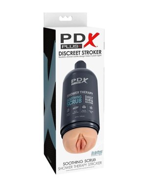 PDX BRANDS PDX PLUS SHOWER THERAPY SOOTHING SCRUB DISCREET STROKER