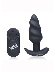 BANG! BANG! 21X VIBRATING SWIRL PLUG WITH REMOTE
