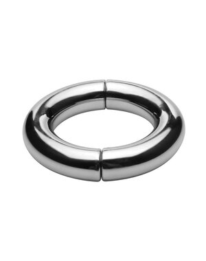 MASTER SERIES MASTER SERIES MEGA MAGNETIZE COCK RING 1.75inch SILVER