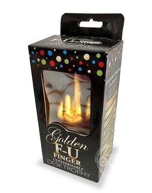Little Genie Productions GOLDEN F-U FINGER TROPHY