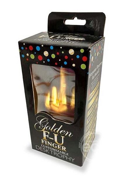 Little Genie Productions GOLDEN F-U FINGER TROPHY