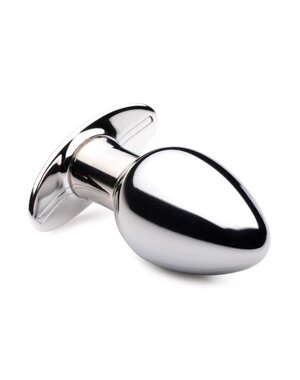 MASTER SERIES MASTER SERIES CHROME BLAST REMOTE CONTROL RECH. METAL BUTT PLUG