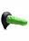 XR Brands CREATURE COCKS RADIOACTIVE REPTILE GREEN SILICONE DILDO 7.5 inch