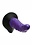 XR Brands CREATURE COCKS ORION INVADER PURPLE SILICONE DILDO 7.25 inch