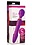 XR Brands WE ULTRA-THRUST HER RECHARGEABLE THRUSTING & VIBRATING WAND-PURPLE