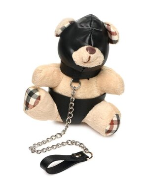 XR Brands MASTER SERIES HOODED TEDDY BEAR KEYCHAIN