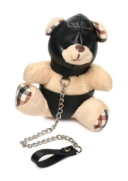 XR Brands MASTER SERIES HOODED TEDDY BEAR KEYCHAIN