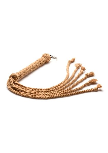 XR Brands MASTER SERIES SWASHBUCKLER ROPE FLOGGER TAN