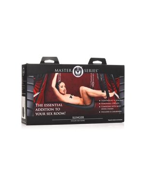 XR Brands MASTER SERIES SLINGER NYLON SEX SLING BLACK