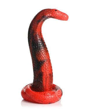 XR Brands CREATURE COCKS KING COBRA RED/BLK