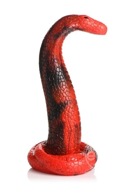 XR Brands CREATURE COCKS KING COBRA RED/BLK