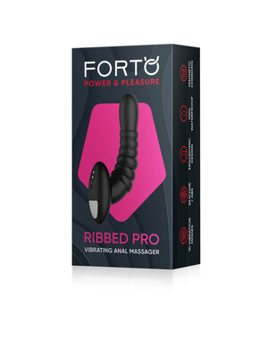 FORTO RIBBED PRO VIBRATING ANAL MASSAGER