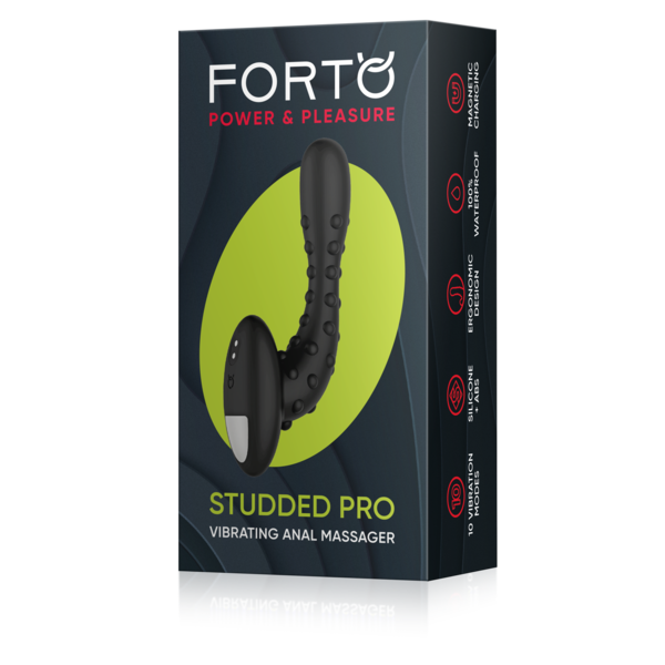 FORTO STUDDED PRO VIBRATING ANAL MASSAGER