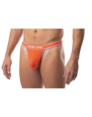 NASTY PIG NASTY PIG TITLE THONG FLAME ORANGE