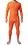 NASTY PIG NASTY PIG UNION SUIT FLAME ORANGE