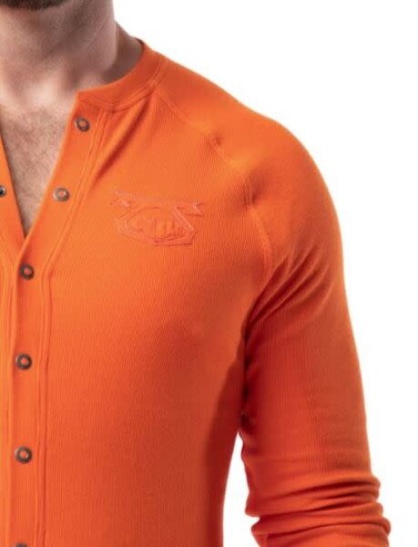NASTY PIG NASTY PIG UNION SUIT FLAME ORANGE