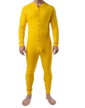 NASTY PIG NASTY PIG UNION SUIT ELECTRIC YELLOW