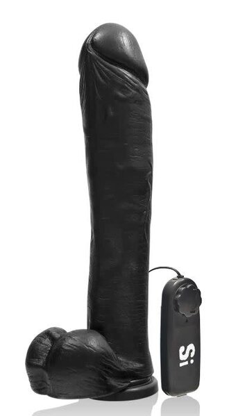 EXXTREME EXXXTREME DONG WITH SUCTION VIBRATING 14" BLACK