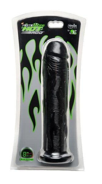 SI NOVELTIES HOT ROD WITH SUCTION 8in BLACK