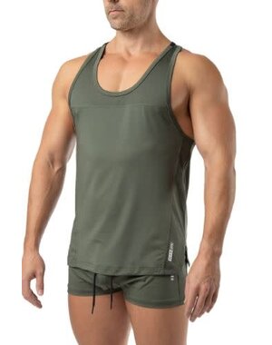 NASTY PIG NASTY PIG GRIND RACERBACK TANK TOP ARMY GREEN
