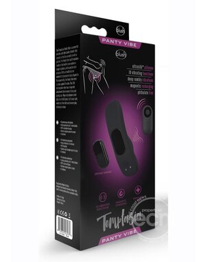 TEMPTASIA TEMPTASIA REMOTE PANTY VIBE BLACK