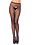 LEG AVENUE LEG AVENUE CROTCHLESS FISHNET PANTYHOSE BLACK ONE SIZE