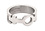 LEG AVENUE STAINLESS CUT OUT FEMALE SYMBOL RING