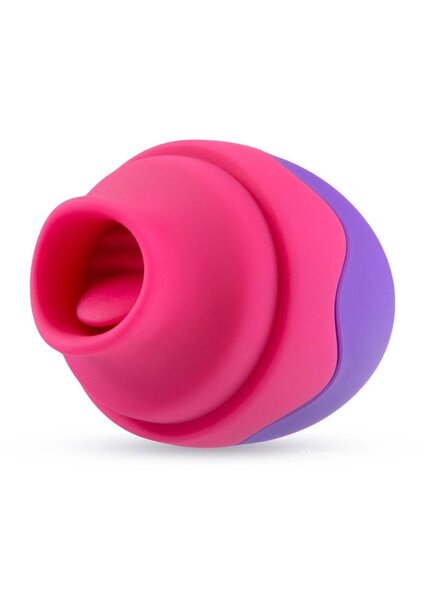 BLUSH NOVELTIES Aria Flutter Tongue Rechargeable Silicone Vibrator - Purple