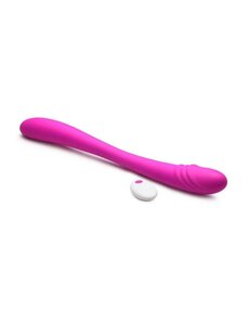 INMI TOYS INMI 7X DOUBLE DOWN RECHARGEABLE DILDO W/REMOTE- PURPLE