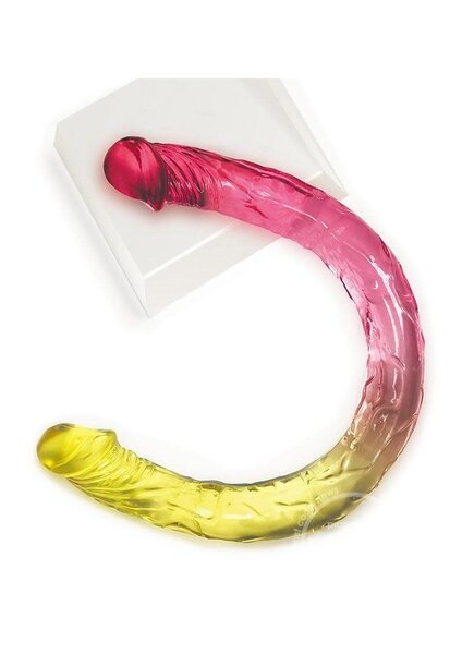 ICON BRANDS SHADES GRADIENT JELLY DOUBLE DONG PINK & YELLOW