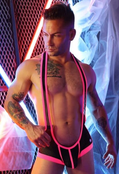 BREEDWELL BREEDWELL DIRTY BOY SINGLET NEON PINK