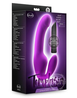 TEMPTASIA TEMPTASIA CYRUS STRAPLESS DILDO PURPLE