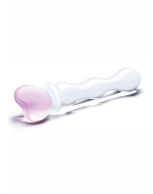 GLAS GLAS SWEETHEART DILDO CLEAR/PINK