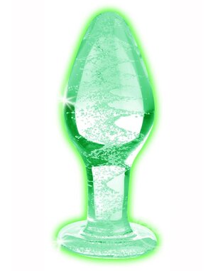 BOOTY SPARKS BOOTY SPARKS GLOW-IN-THE-DARK GLASS ANAL PLUG