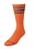 NASTY PIG NASTY PIG HOOK'D UP SPORT SOCKS FLAME ORANGE/ROCK GREY