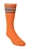 NASTY PIG NASTY PIG HOOK'D UP SPORT SOCKS FLAME ORANGE/ROCK GREY
