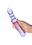GLAS GLASS PURPLE RAIN RIBBED DILDO