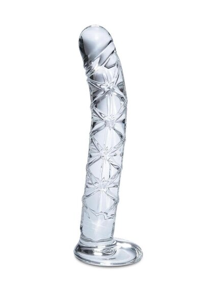 Icicles ICICLES NO60 GLASS G-SPOT & P-SPOT DILDO 6 inch CLEAR
