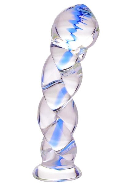 PRISMS PRISMS SOMA GLASS TWISTED 5.75inch DILDO