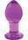 NS Novelties CRYSTAL PREMIUM GLASS BUTT PLUG MEDIUM PURPLE