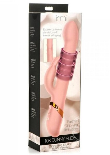 INMI TOYS INMI SLIDING RING SILICONE RABBIT PINK