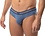 NASTY PIG NASTY PIG CORE BIKINI BRIEF DENIM HEATHER BLUE/BLACK