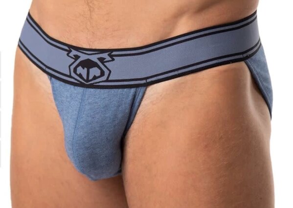 NASTY PIG NASTY PIG CORE SPORT BRIEF DENIM HEATHER BLUE/BLACK